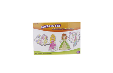 Besttoy - Mosaik-Set - Prinzessin und Einhörner 