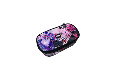 KAOS Schlamperetui Pink Love - ca. 22 x 13 x 7 cm