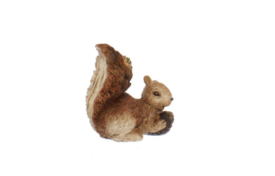 Deko Eichhörnchen - aus Polyresin - ca. 10,5 x 5,5 x 11 cm