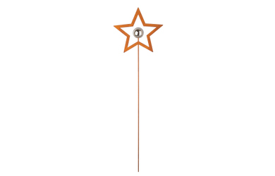 Pflanzenstecker Sternsilhouette - ca. 22 x 5 x 90 cm