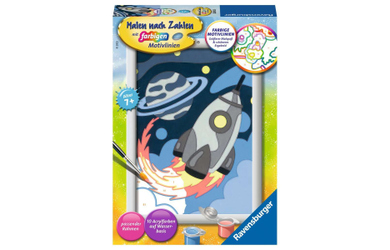 Malen nach Zahlen - Weltraumabenteuer