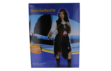 Kostüm - Seeräuberin - für Erwachsene - 5-teilig - Größe 44/46