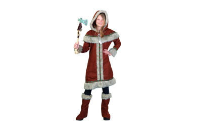 Kostüm - Inuit Mädchen - für Kinder  - Größe 146/152