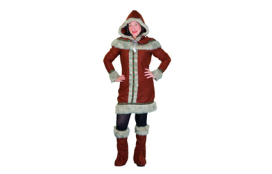 Kostüm - Inuit Frau - für Erwachsene  - Größe 36/38