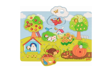 Steckpuzzle - Im Garten - 8 Teile