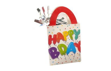 Ballongewicht - Geburtstagstüte - Happy B-Day - ca. 160 - 180 g