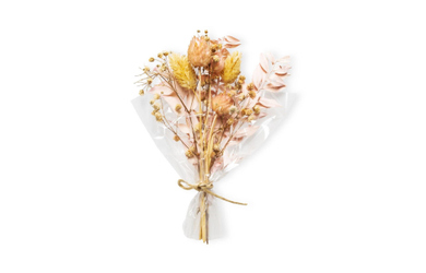 Mini-Trockenbouquet - rosa - ca. 15 cm