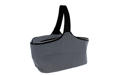 Kühltasche Korb Streifen - ca. 48 x 26 x 32,5 cm