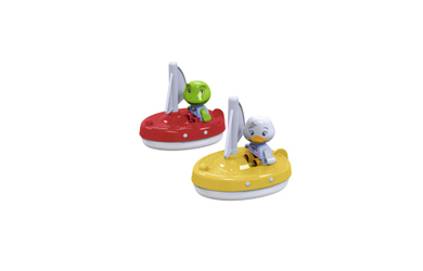 AquaPlay - 2 Segelboote - mit 2 Tierfiguren