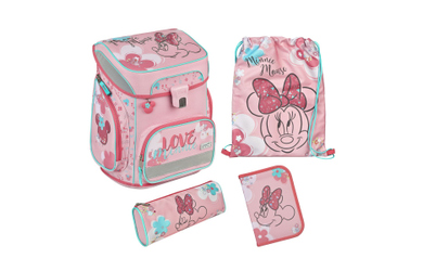 Minnie Maus - Scooli - Schulranzen - EasyFit - 5-teilig