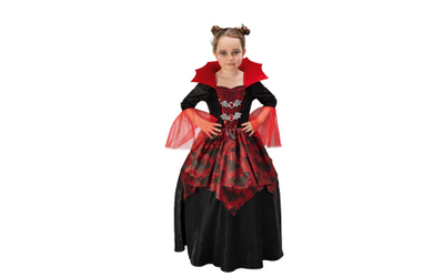 Kostüm - Fledermaus-Vampirin - Gr.110/116 110/116