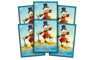 Disney Lorcana - Die Tintenlande - Kartenhüllen - Dagobert Duck - 65 Stück
