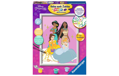 Disney Princess - Malen nach Zahlen - Disney Prinzessinen