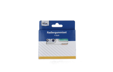 Radiergummiset Gaming - 4 Stück