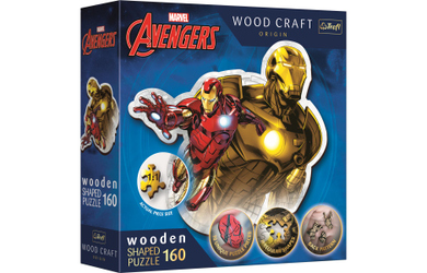 Marvel Avengers - Holz-Formpuzzle - Ironman - 160 Teile