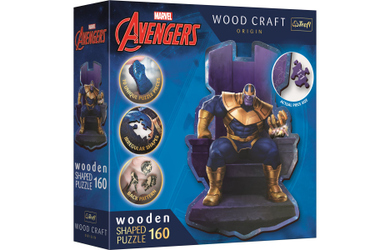 Marvel Avengers - Holz-Formpuzzle - Thanos - 160 Teile
