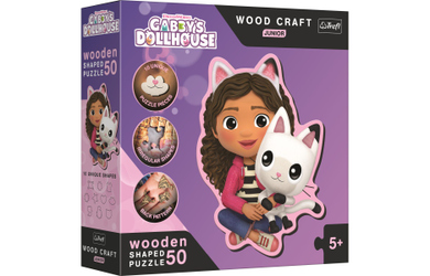 Gabby's Dollhouse - Holz-Formpuzzle - 50 Teile