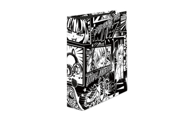 Ordner Din A 4 - 8 cm - Manga Black & White