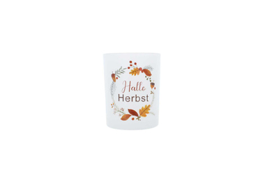 Windlicht - Hallo Herbst - ca. 10 x 12,5 cm