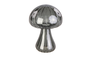 Pilz - schwarz transparent - ca. 7 x 10 cm 
