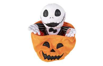 Plüsch Halloweenfigur - mit Geräusch/Bewegung - ca. 23 cm - 1 Stück