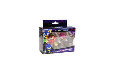 Sonic Prime - Sammelfiguren - 2er Pack - Knuckles BCM und Amy