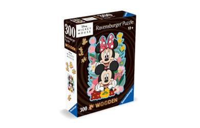 Disney Mickey & Minnie - WOODEN - Holzpuzzle - 300 Teile