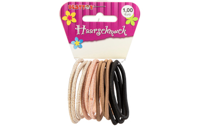 Besttoy - Haarschmuck Set - 13 Haargummis - Naturfarben
