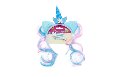 Besttoy - Haarschmuck Set - Einhorn - Haarreif und Haarclips