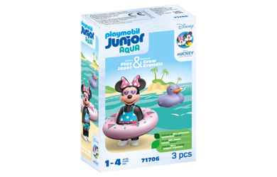 PLAYMOBIL®71706- Minnie Maus Strandausflug - Playmobil Junior & Disney Aqua