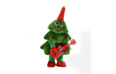 Singender Weihnachtsbaum mit Gitarre - ca. 40 cm