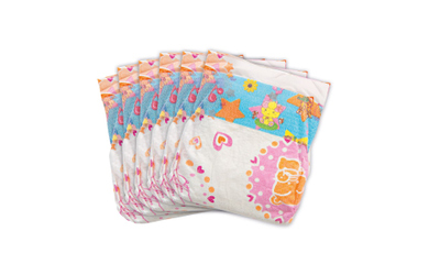 Puppenwindeln - Größe 28 - 35 cm - 6 Stück