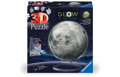 3D Puzzleball - Glow in the Dark - The Moon
