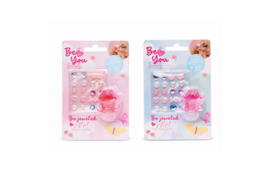 Lipgloss und Ohrsticker Set - 1 Stück