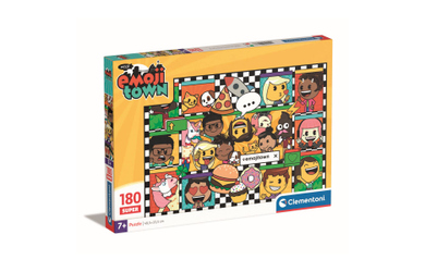 emoji Town - Puzzle - 180 Teile
