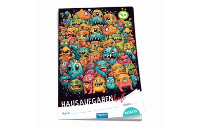 Hausaufgabenheft - Monster - 2024/2025