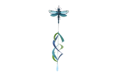 Windspiel mit Solar LED - Libelle - ca. 23 x 12x 87 cm