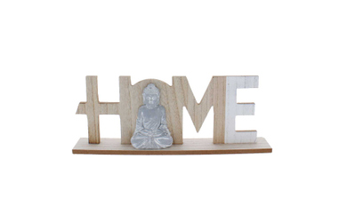Schriftzug Home -Buddha - Holz - ca. 32 x 5 x 13 cm