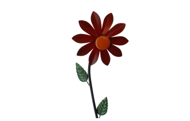 Pflanzenstecker - Blume - pink - ca. 16 x 4,5 x 70 cm