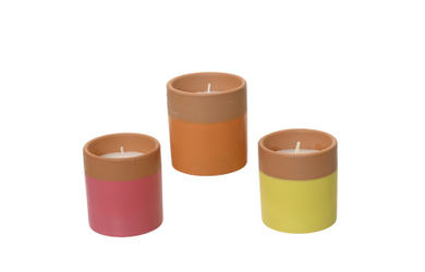 Citronella-Kerze - im Topf - ca. Ø 8,5 x 8 cm - 1 Stück