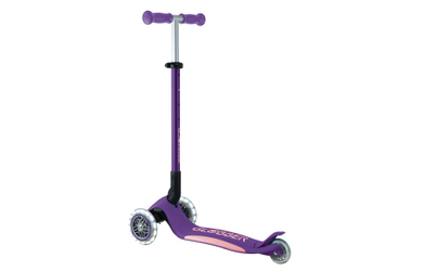 Globber - Scooter - Primo Foldable Plus Lights - lila-pastellrosa