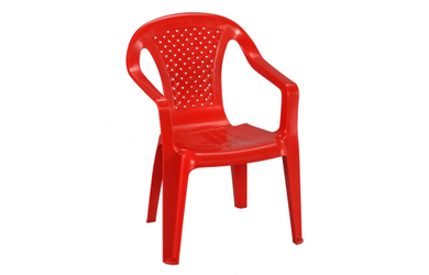 Kinderstuhl - Camelia - rot - Kunststoff