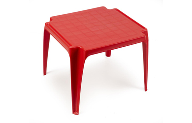 Kindertisch - Tavolo - rot - Kunststoff