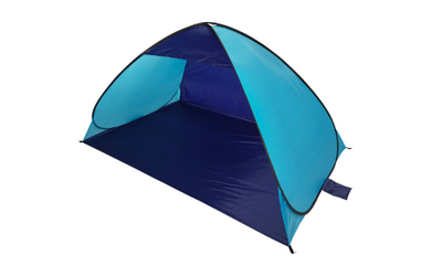 Pop-Up Strandmuschel - blau - ca. 200 x 125 x 100 cm