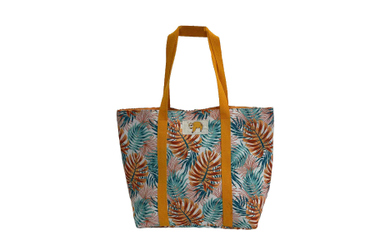 Strandtasche Palmenwedel - ca. 38 x 14 x 38 cm