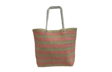 Strandtasche mit Streifen - ca. 38 x 14 x 38 cm