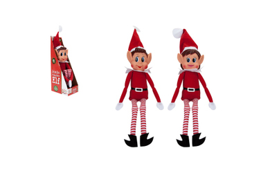 Plüschfigur - Weihnachtself - ca. 66 cm - 1 Stück