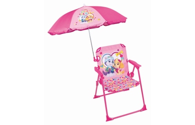 Paw Patrol - Klappstuhl mit Schirm - blau/rot