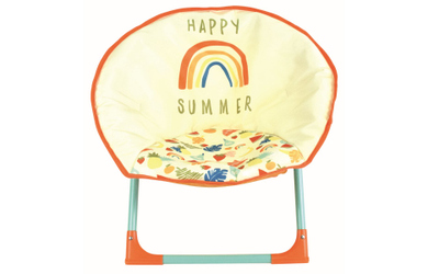Kinderstuhl - Happy Summer - klappbar - orange/beige