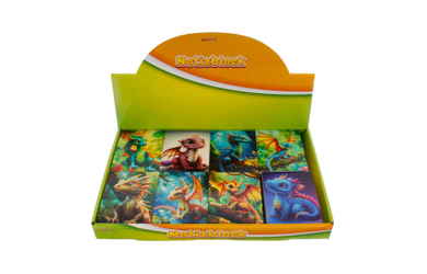 Besttoy - Mini Notizblock - Drachen - 1 Stück